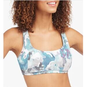 NEW SPANX Multicolor Camouflage Low Impact Sports Bra Size XL